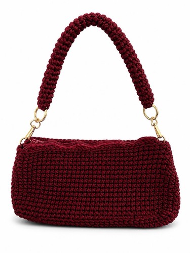 Handmade crochet shoulder bag - crochet,