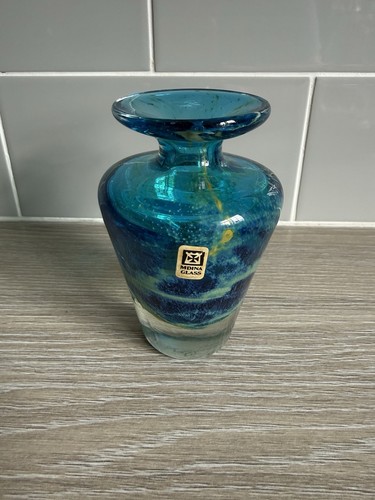 Mdina glass vase - glass,