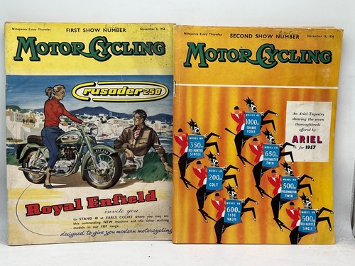 1956 motor cycling magazine - 1956,