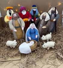 Knitted Nativity Scene 11 Pieces, Top Quality, with the finest detail. 