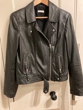 Whistles  Black Leather Biker