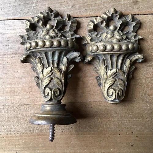 Victorian brass curtain - brass,