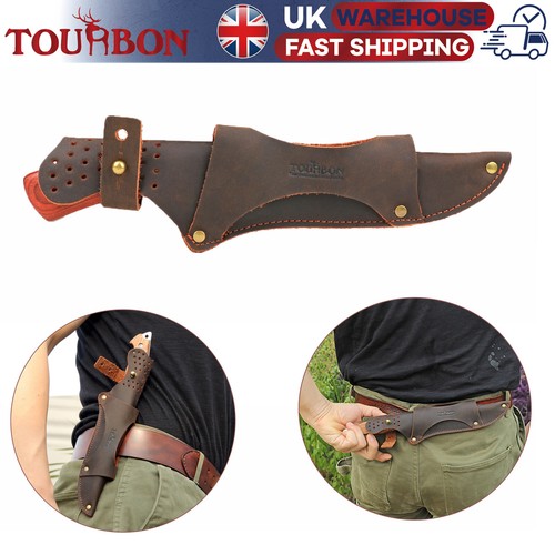 Tourbon leather fixed blade - tourbon,