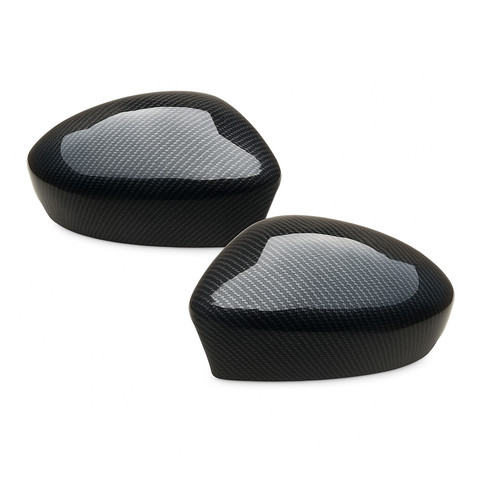 Pair carbon effect mirror - carbon,