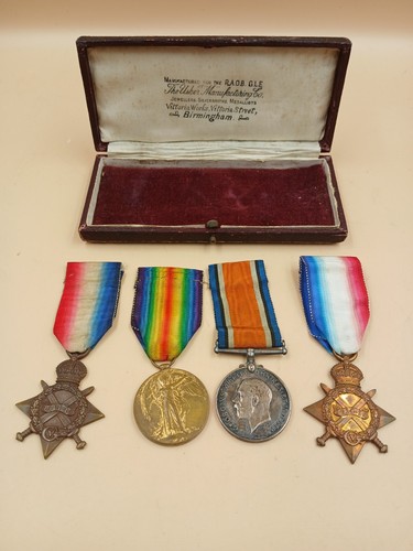 Miniature ww1 medal trio - ww1, dress