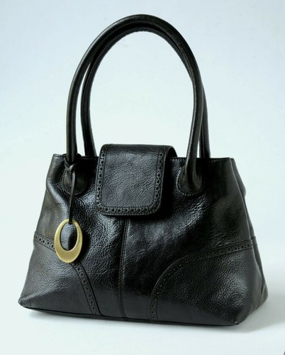 Vintage black leather top - vintage,