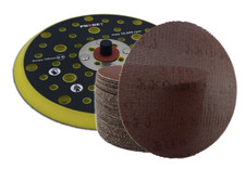 150mm Backing pad for Mirka CEROS + 50 PRONET MaxNet Mesh Discs // 80-3000 Grit