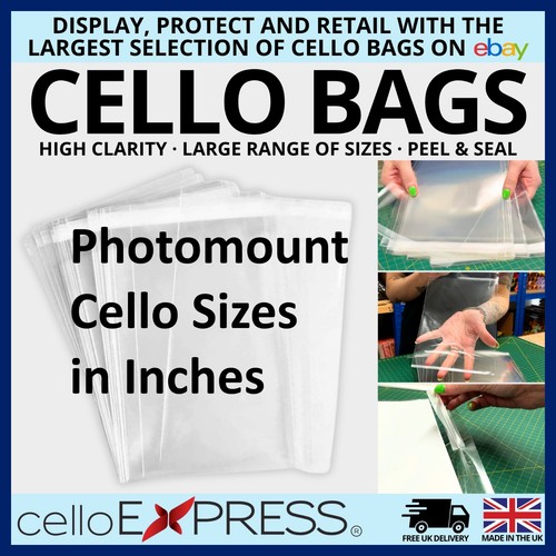 Clear cellophane cello bags - cellophane,