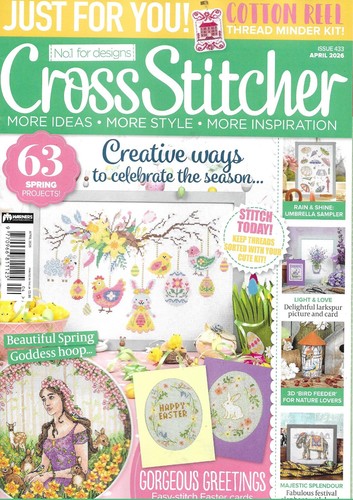 Cross stitcher 433 with - cross,