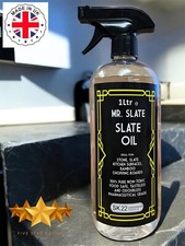 Slate Oil 1 Litre Enhances Natural Beauty and Protect, Polish all Unsealed Slate