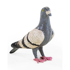 Cast Iron Pigeon Figure Metal