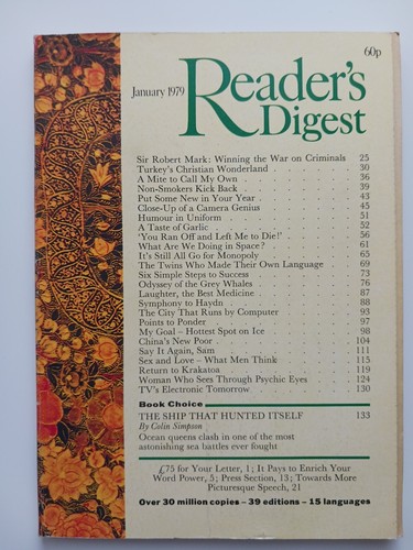 Reader digest magazine - reader’s,