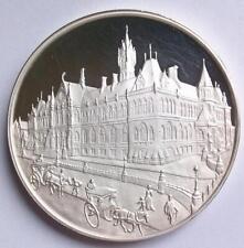 1973 Manchester Assize Court Sterling Silver Medallion by John Pinches 33.7g