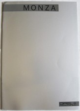 OPEL Monza Car Sales Brochure 1985 #8.84 Swiss Text