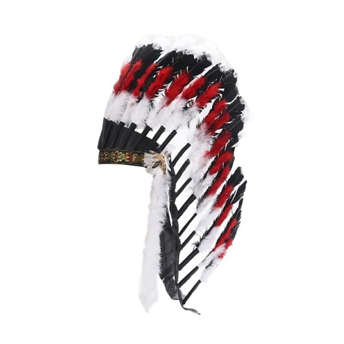Artificial feather headdress - artificial,
