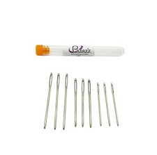 Large Eye Blunt Needles Bodkin Steel for Knitting & Hand Sewing/Darning 9 Pieces