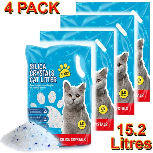 4xcat litter silica crystal - litter,