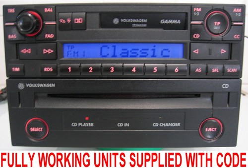 Gamma radio cassette player - vw,