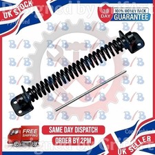 LARGE 10" GATE SPRING BLACK GARDEN AUTOMATIC DOOR CLOSER TENSION ADJUSTABLE