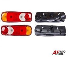 2x Rear Truck Tail Lights Lamps Truck Lorry Fit Van Chassis Caravan Trailer 6PIN