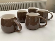 Denby mugs x 5 - Truffle -