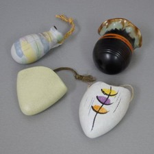 RARE 4 x Pottery Vase Wall