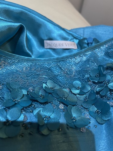 Jacques vert blue - vert, floral