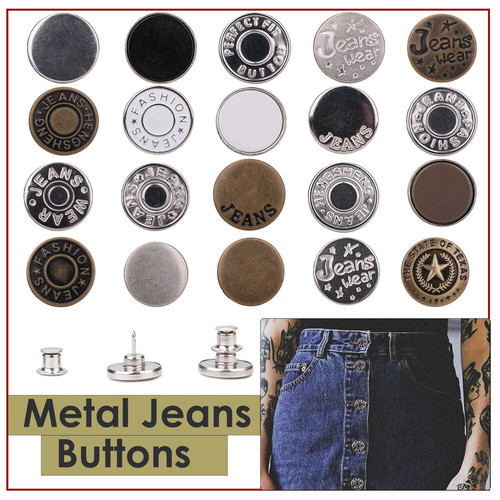 17mm sew jeans buttons - sew,