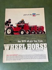 Original 1970 Wheel Horse