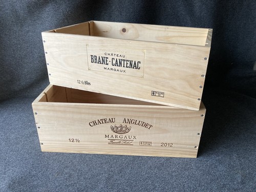 Wooden wine box crate - wooden,