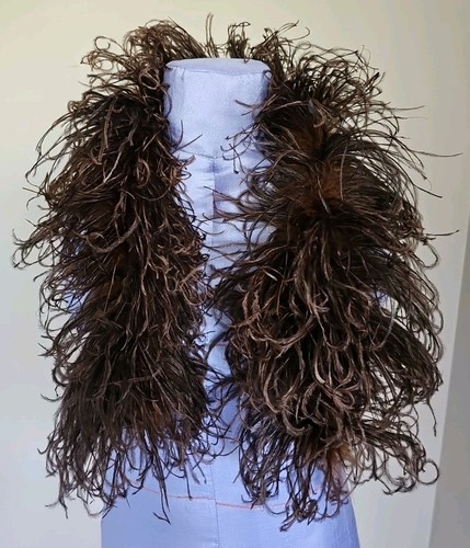 Ostrich feather boa scarf - ostrich,