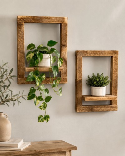 Single handmade rustic wooden - rustic,
