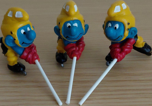 Ice hockey super smurfs - ice,