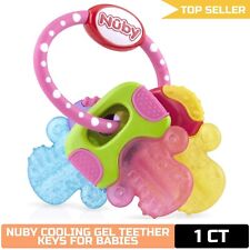 Nuby Ice Gel Teether Keys, 1 Count (Pack of 1)