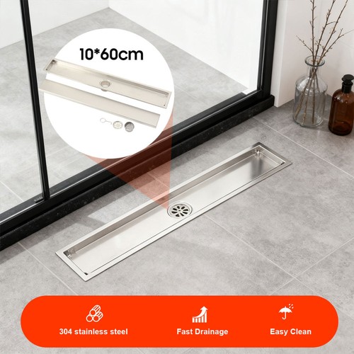 Linear shower drain 60cm - drain, 10*60cm