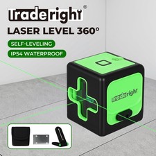 Traderight Green Laser Level 360° Self Leveling Green Light IP54 Water Resistant