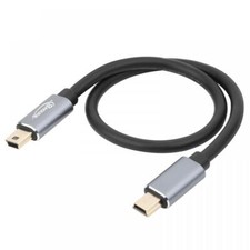 USB 2.0 Mini-B 5-Pin to Mini-B 5-Pin Male/Male Data OTG Cable - 0.3m
