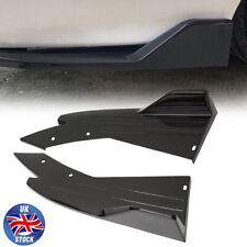 Pair Glossy Rear Bumper Diffuser Spoiler Lip Splitters For Vauxhall Vivaro Astra