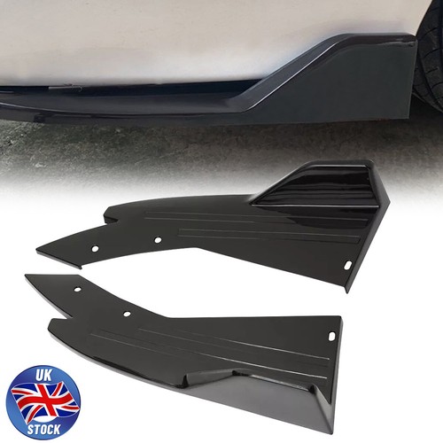 Pair glossy rear bumper - pair,