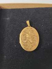 Vintage 9ct Rolled Gold Etched