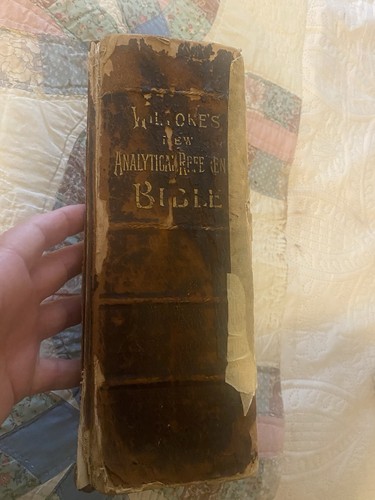 Antique holy bible 1900 - holy,