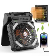 iYeHo Solar Camping Fan with