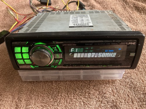 Alpine car radio stereo - car, cd