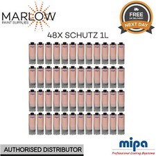48 X MIPA SCHUTZ UNDER SEAL UNDERBODY RUST PROTECTION PROTECTOR BLACK 1L