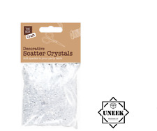SCATTER CRYSTALS CLEAR WEDDING DECOR Table Diamonds Acrylic Confetti Pack LOT UK
