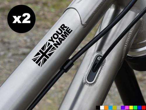 Personalised flag bike - personalised, uk