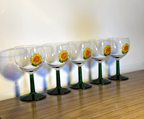 Set clear glass - set, 5