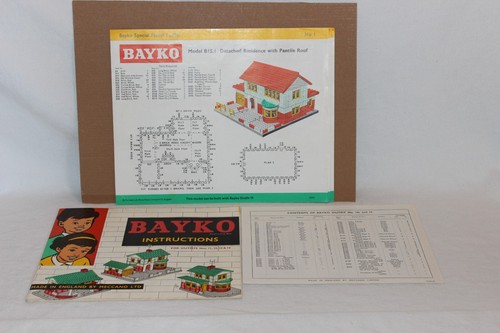 Bayko building set parts - bayko,