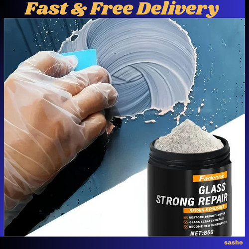 Glass scratch repair powder - glass,