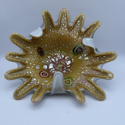 Murano silver fleck - silver,